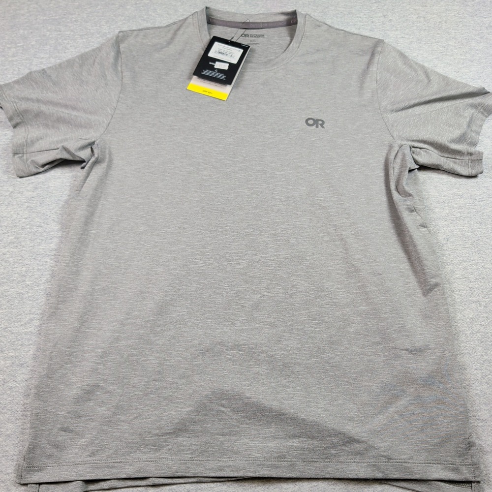 Outdoor Research Mens ActiveIce Spectrum Sun T-Shirt Grey Heather 322485 M